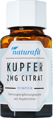 NATURAFIT Kupfer 2 mg Citrat Kapseln