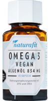 NATURAFIT Omega-3 vegan Algenöl 834 mg Kapseln
