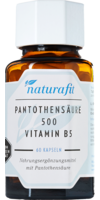 NATURAFIT Pantothensäure 500 Vitamin B5 Kapseln