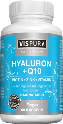 HYALURONSÄURE 200 mg hochdos.+Coenzym Q10 vegan