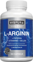 L-ARGININ 750 mg hochd.+Piperin+Vitamine Kapseln