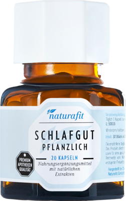 NATURAFIT Schlafgut pflanzlich Kapseln