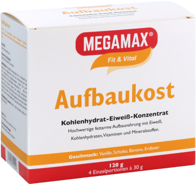 MEGAMAX Aufbaukost 4 Sorten Pulver
