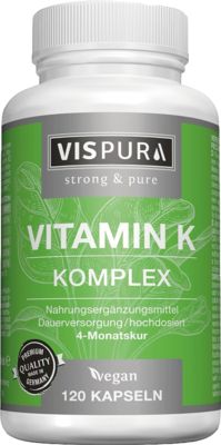 VITAMIN K1+K2 Komplex hochdosiert vegan Kapseln