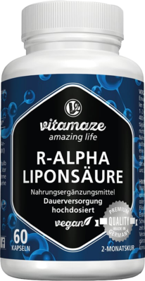 R-ALPHA-LIPONSÄURE 200 mg hochdosiert vegan Kaps.