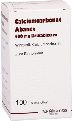 CALCIUMCARBONAT ABANTA 500 mg Kautabletten