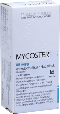 MYCOSTER 80 mg/g wirkstoffhaltiger Nagellack