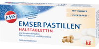 EMSER Pastillen Halstabletten m.Ingwer zuckerfrei