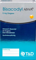 BISACODYL AIWA 5 mg Dragees