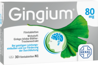 GINGIUM 80 mg Filmtabletten