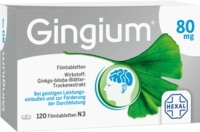 GINGIUM 80 mg Filmtabletten