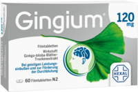 GINGIUM 120 mg Filmtabletten