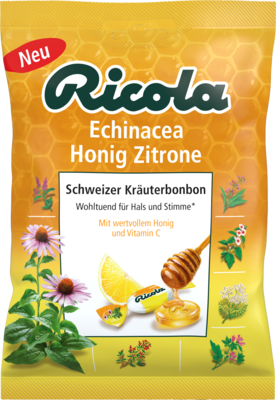 RICOLA m.Z.Beutel Echinacea Honig Zitrone Bonbons