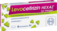 LEVOCETIRIZIN HEXAL bei Allergien 5 mg Filmtabl.