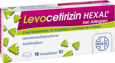 LEVOCETIRIZIN HEXAL bei Allergien 5 mg Filmtabl.