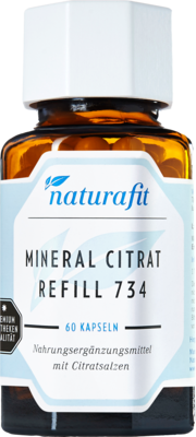 NATURAFIT Mineral Citrat Refill 734 Kapseln