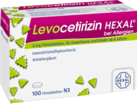 LEVOCETIRIZIN HEXAL bei Allergien 5 mg Filmtabl.