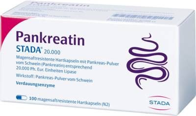 PANKREATIN STADA 20.000 magensaftres.Hartkapseln