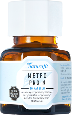 NATURAFIT Metfo Pro N Kapseln