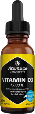 VITAMIN D3 TROPFEN 1.000 I.E.