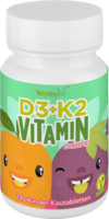 VITAMIN D3+K2 Kinder Kautabletten vegan