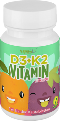 VITAMIN D3+K2 Kinder Kautabletten vegan