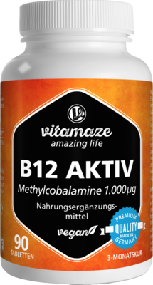 B12 AKTIV 1.000 µg vegan Tabletten