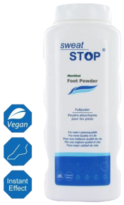 SWEATSTOP Menthol Fußpuder