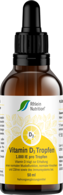VITAMIN D3 TROPFEN 1.000 I.E.