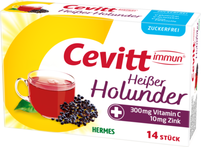 CEVITT immun heißer Holunder zuckerfrei Granulat