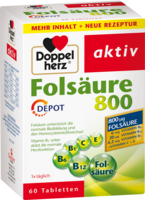 DOPPELHERZ Folsäure 800 Depot Tabletten