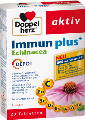 DOPPELHERZ Immun plus Echinacea Depot Tabletten