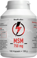 MSM 750 mg Mono 99,9% Kapseln