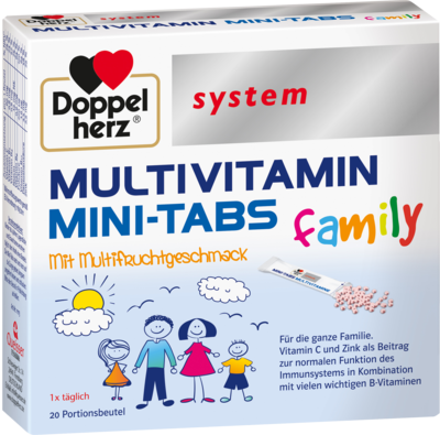 DOPPELHERZ Multivitamin Mini-Tabs family system