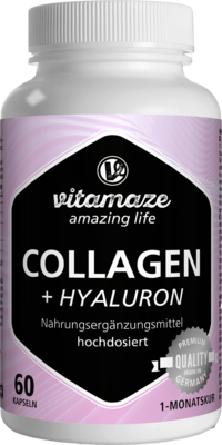 COLLAGEN 300 mg+Hyaluron 100 mg hochdosiert Kaps.