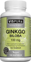 GINKGO BILOBA 100 mg hochdosiert vegan Kapseln