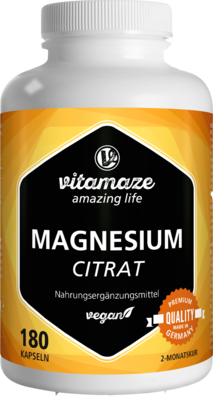 MAGNESIUMCITRAT 360 mg vegan Kapseln