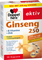 DOPPELHERZ Ginseng 250+B-Vitamine+Zink Kapseln