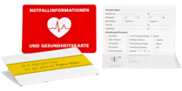 NOTFALL-INFO-Kartenhülle für die Gesundheitskarte